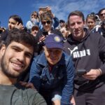 French Open 2025 - futbalovysen - fotka s Alcarazom veľká